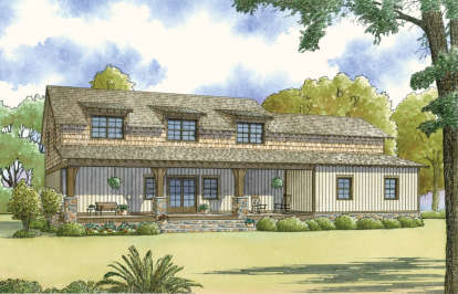 Vacation House Plan #8318-00054 Elevation Photo