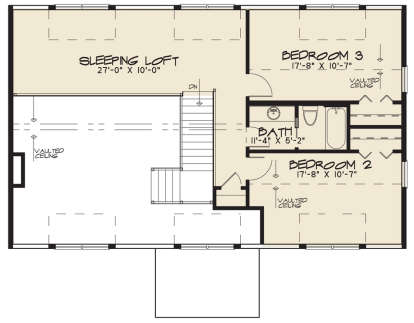 Floorplan 2 for House Plan #8318-00054