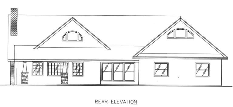 Northwest House Plan #039-00706 Elevation Photo
