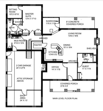 House Plan House Plan #18651 Drawing 1