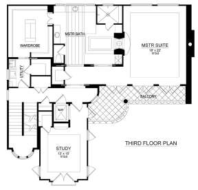 Floorplan 3 for House Plan #5445-00276