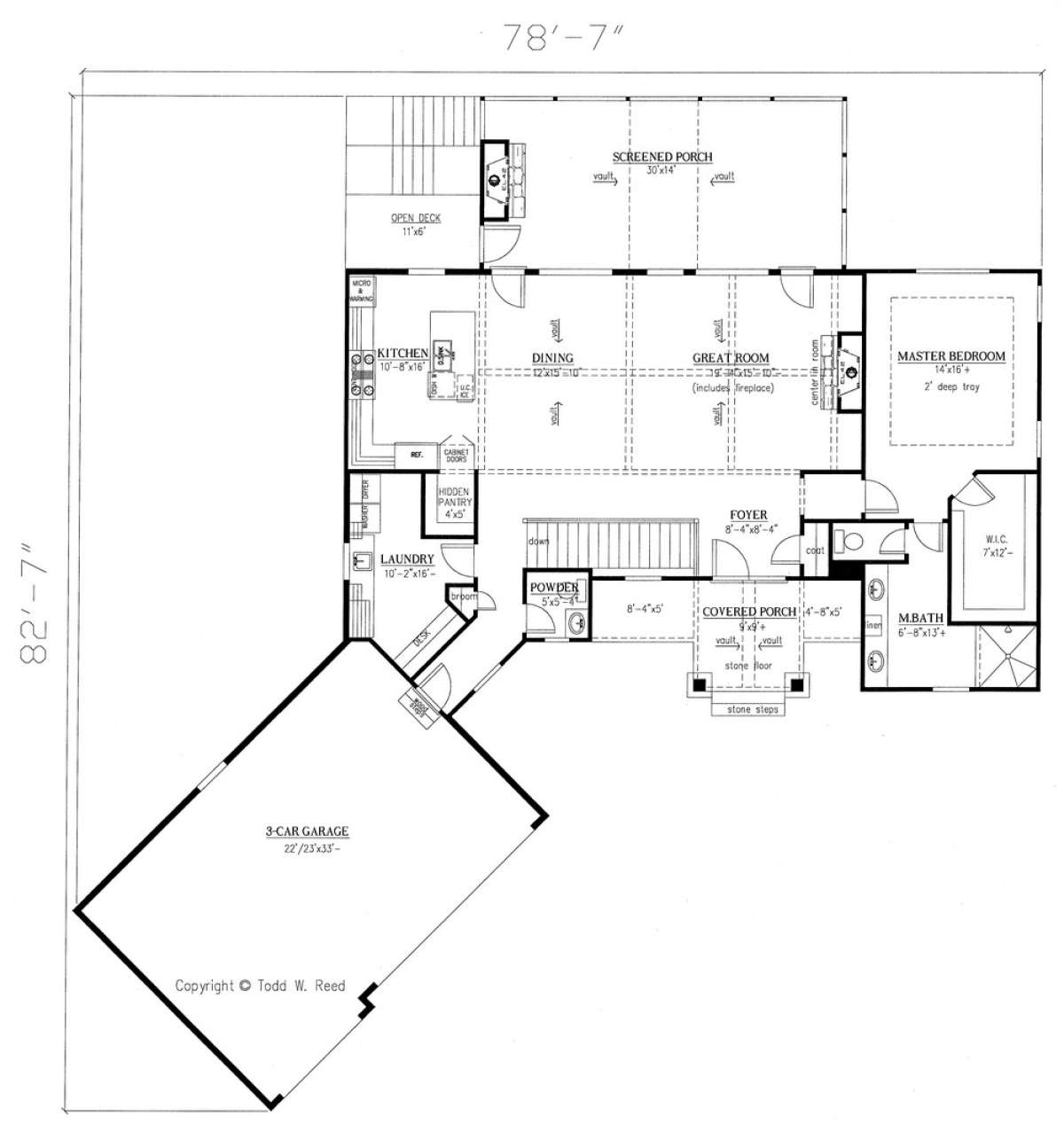 Floorplan 1 for House Plan #286-00066