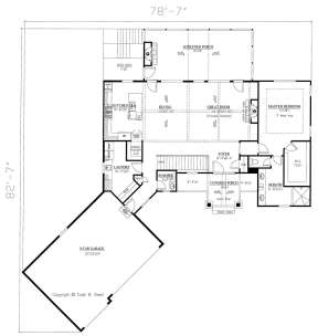 Floorplan 1 for House Plan #286-00066