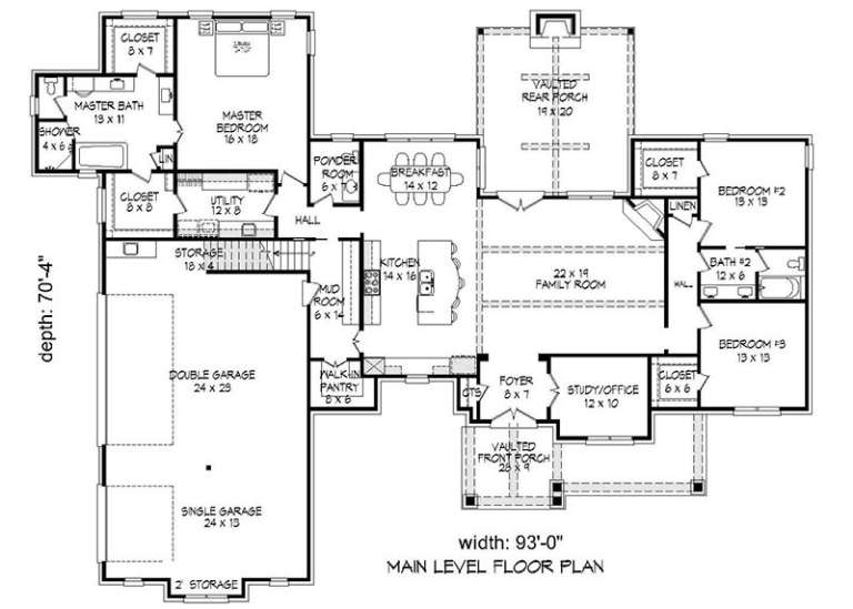 House Plan House Plan #18654 Drawing 1