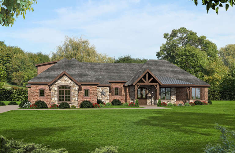 House Plan House Plan #18655 Front Elevation