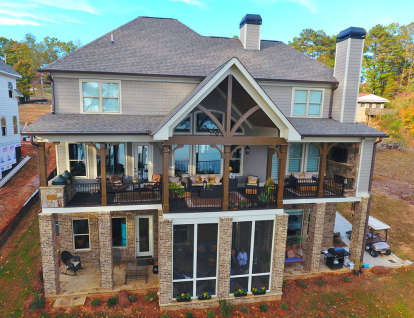 Mountain House Plan #286-00068 Elevation Photo
