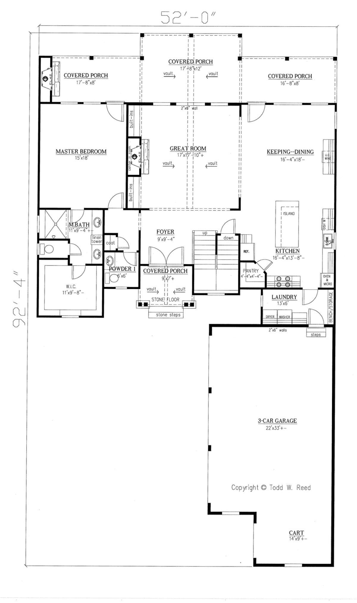 Floorplan 1 for House Plan #286-00068