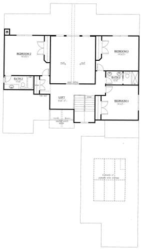 Floorplan 2 for House Plan #286-00068