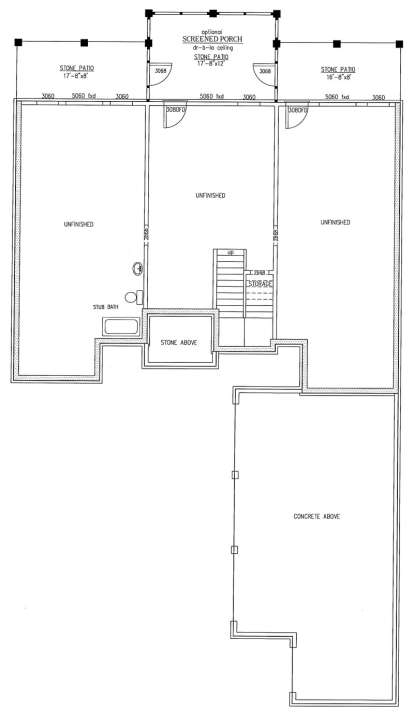 Basement for House Plan #286-00068