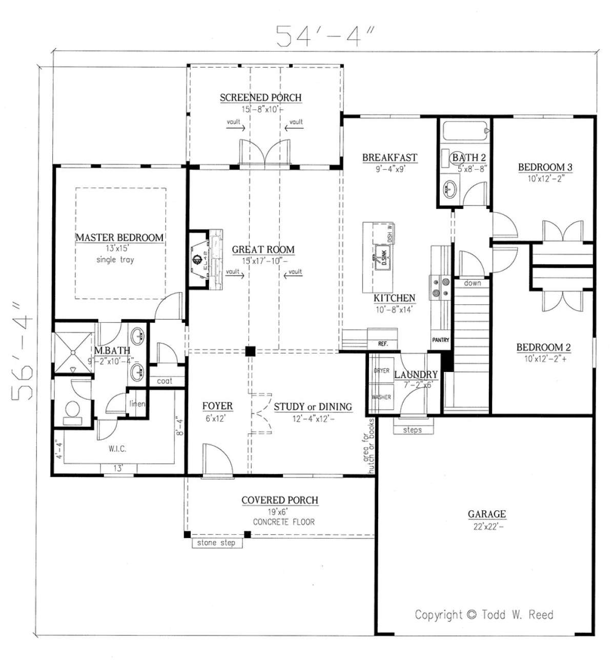 Floorplan 1 for House Plan #286-00069