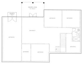 Basement for House Plan #286-00069