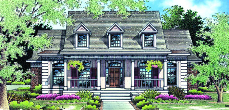 Traditional House Plan #048-00133 Elevation Photo