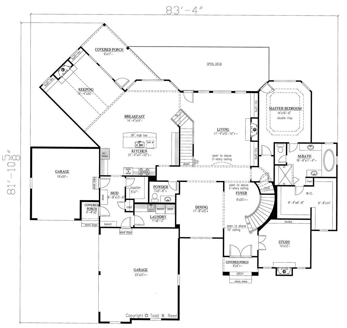Floorplan 1 for House Plan #286-00071