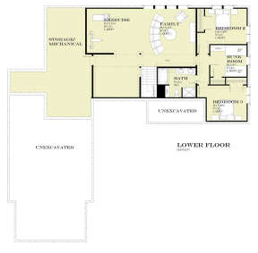 Basement for House Plan #1637-00127