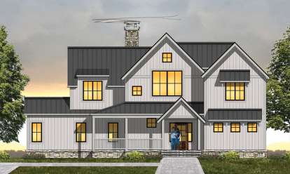 Farmhouse House Plan #8504-00116 Elevation Photo