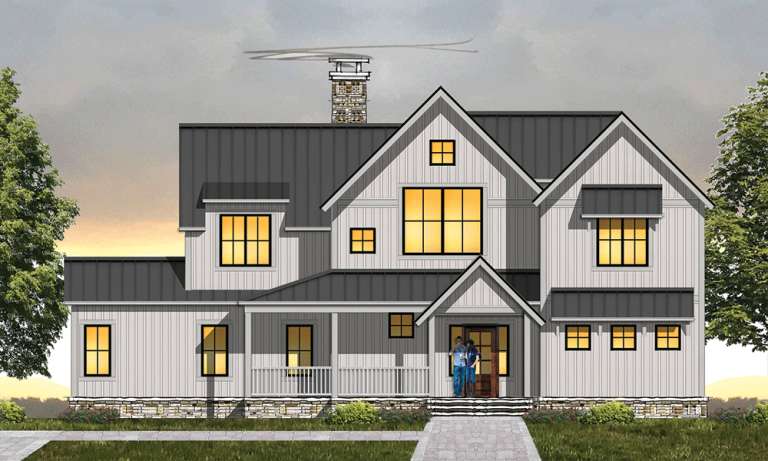 House Plan House Plan #18666 Front Elevation