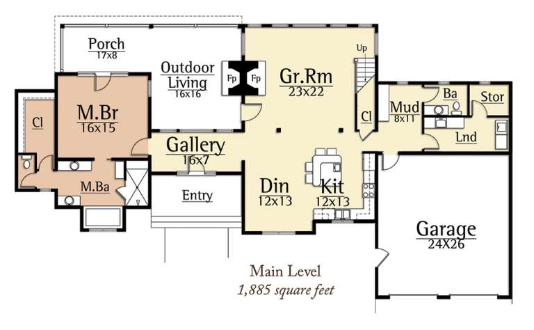 House Plan House Plan #18669 Drawing 1