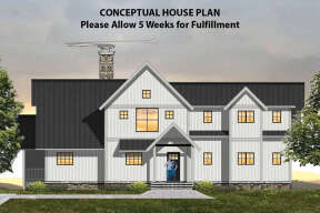 Farmhouse House Plan #8504-00120 Elevation Photo