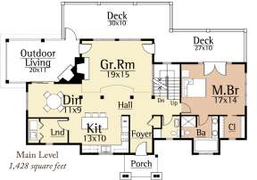 Main Floor for House Plan #8504-00120