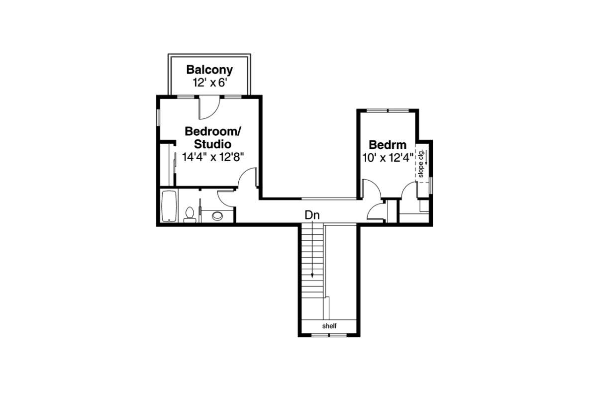Floorplan 2 for House Plan #035-00772