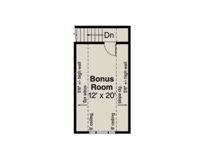 Bonus Room for House Plan #035-00774