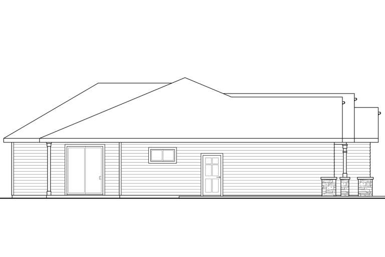 Traditional House Plan #035-00775 Elevation Photo