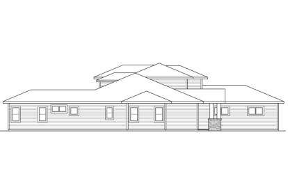 Prairie House Plan #035-00776 Elevation Photo