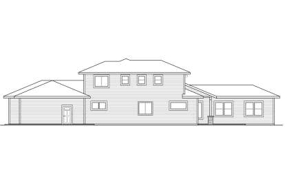 Prairie House Plan #035-00776 Elevation Photo