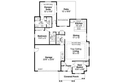 Floorplan1 for House Plan #035-00777