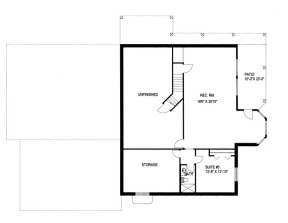 Basement Floor for House Plan #039-00471