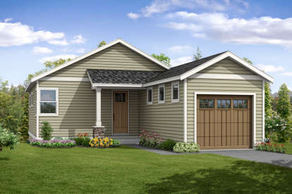 3 Bed, 2 Bath, 2021 Square Foot House Plan - #035-00781