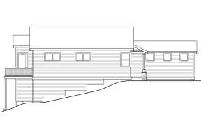 Narrow Lot House Plan #035-00781 Elevation Photo