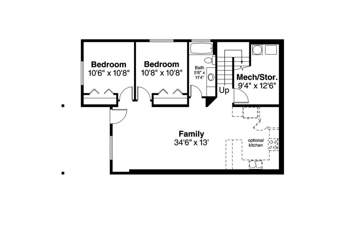 Floorplan 2 for House Plan #035-00781