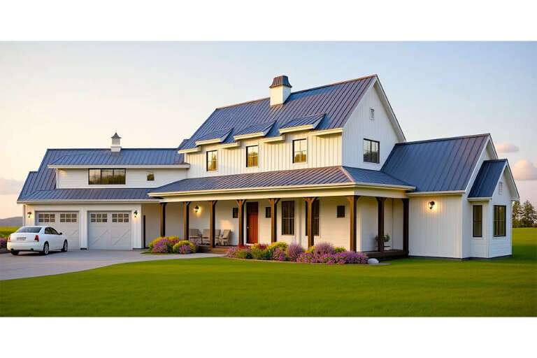 House Plan House Plan #18686 Angled Front Elevation