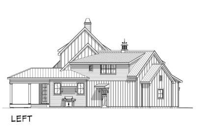 Modern Farmhouse House Plan #3125-00013 Elevation Photo