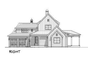 Modern Farmhouse House Plan #3125-00013 Elevation Photo