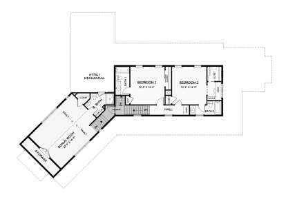 Second Floor for House Plan #3125-00013