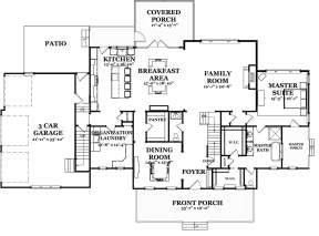 Floorplan 1 for House Plan #7880-00001