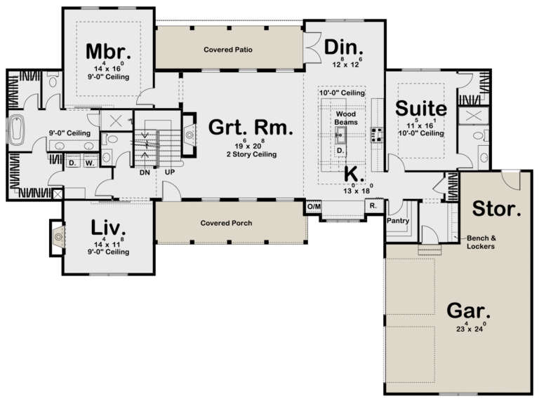House Plan House Plan #18689 Drawing 1