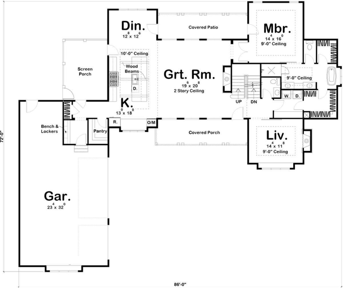 Main Floor for House Plan #963-00153