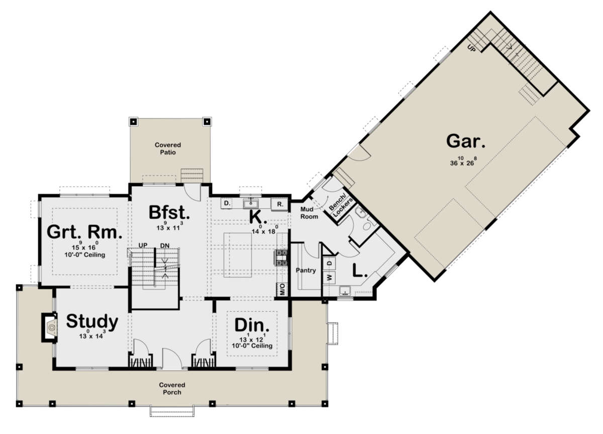 Main Floor for House Plan #963-00154