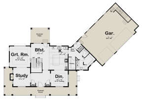 Main Floor for House Plan #963-00154