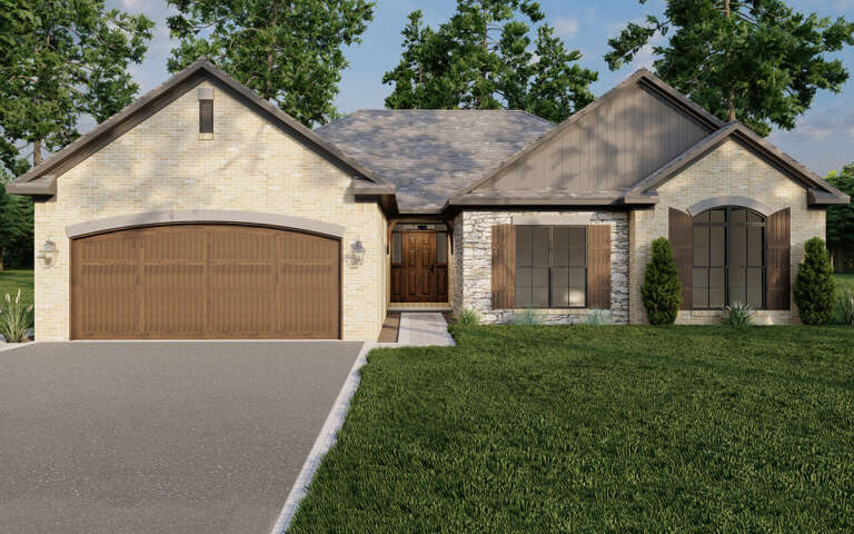 House Plan House Plan #18692 Front Elevation 