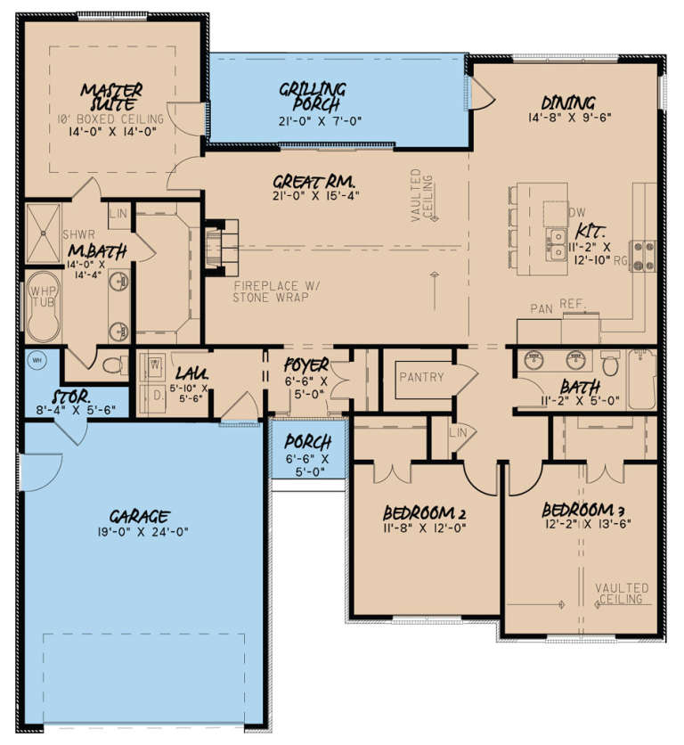 House Plan House Plan #18692 Drawing 1