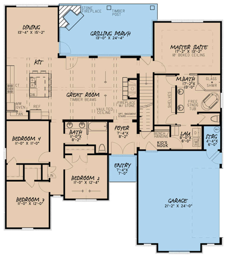 House Plan House Plan #18694 Drawing 1