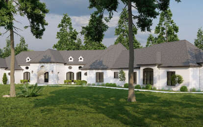 European House Plan #8318-00058 Elevation Photo