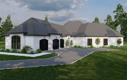 European House Plan #8318-00058 Elevation Photo