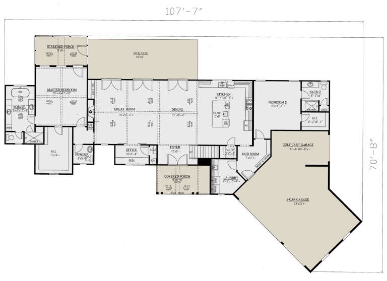 House Plan House Plan #18697 Drawing 1