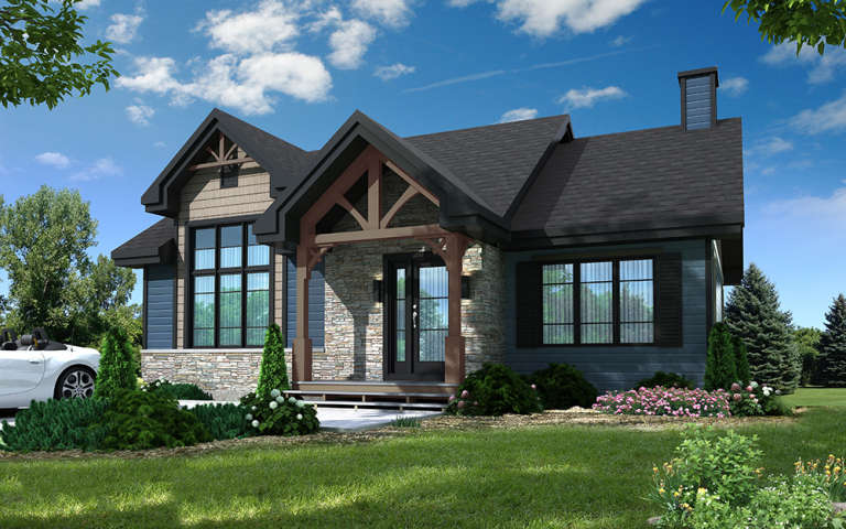 Northwest House Plan #034-01133 Elevation Photo