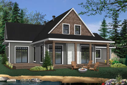 Northwest House Plan #034-01134 Elevation Photo